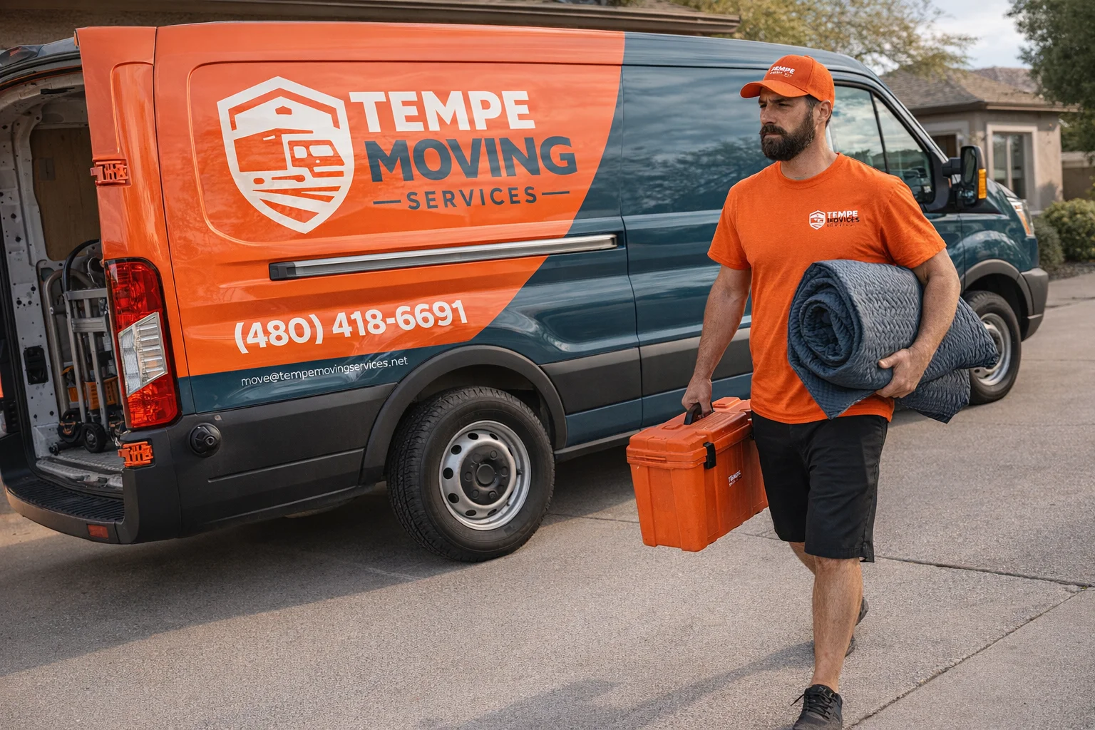 Tempe Moving Services - Technician Unloading